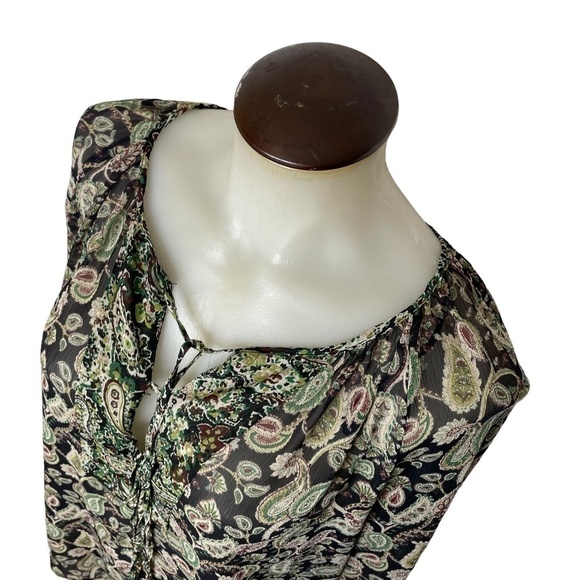 Paisley Chiffon Blouse💙 - Picture 3 of 11